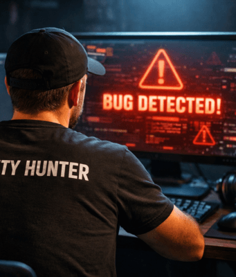 How to Start Bug Bounty With Zero Experience – Beginner to Pro Guide How to start bug bounty with zero experience – beginner ethical hacker detecting vulnerability on computer screens