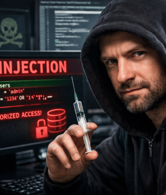 SQL Injection Tutorial Step-by-Step (2026 Guide) — Real Ethical Hacker Walkthrough SQL Injection tutorial step-by-step ethical hacking demonstration showing cybersecurity expert testing database vulnerability on computer screen