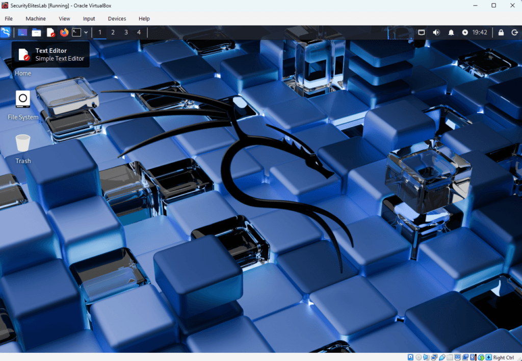 kali linux tutorial kali linux Home Page screen for beginners
