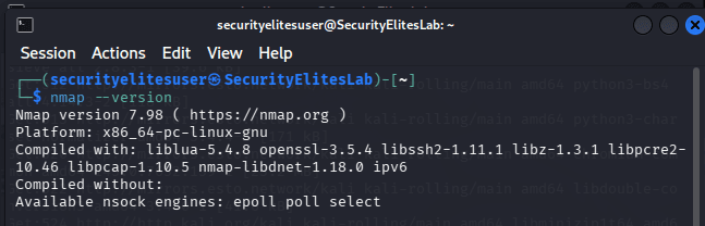 NMAP Hands On lab - 3