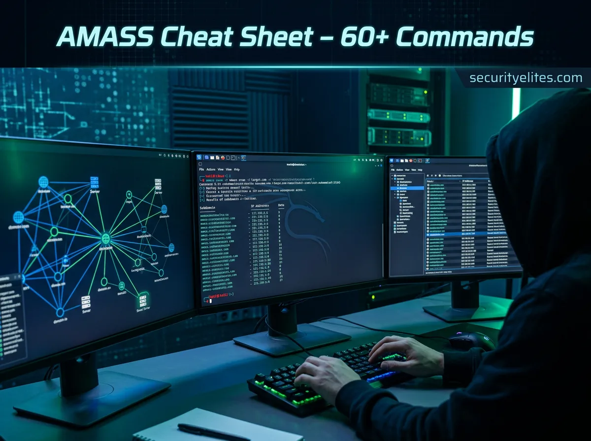 Amass Cheat Sheet (70+ Commands & Examples) – Ultimate 2026 Guide for Recon & Bug Bounty