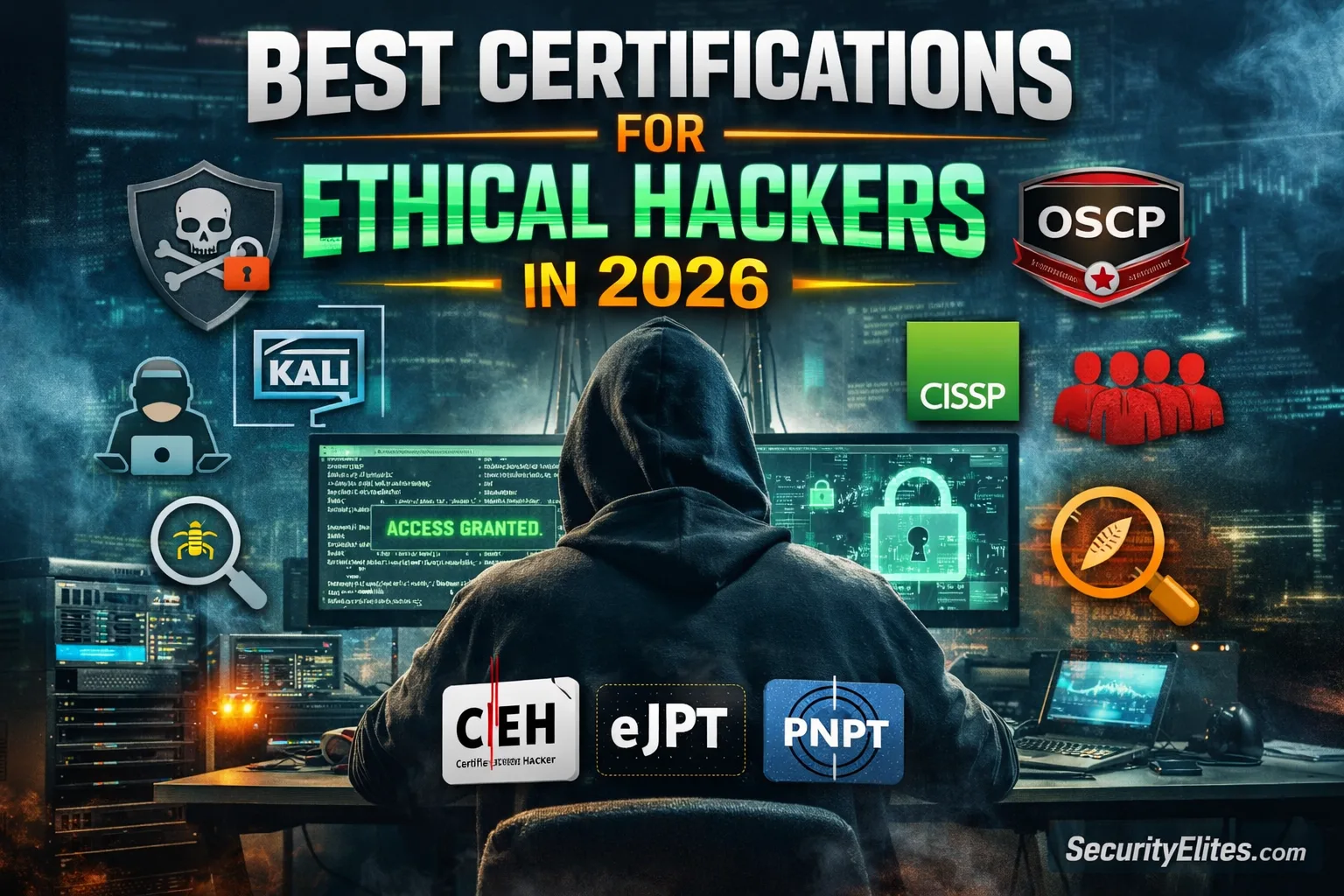 best certifications for ethical hackers 2026 image Best Certifications for Ethical Hackers in 2026 (Complete Career Roadmap)