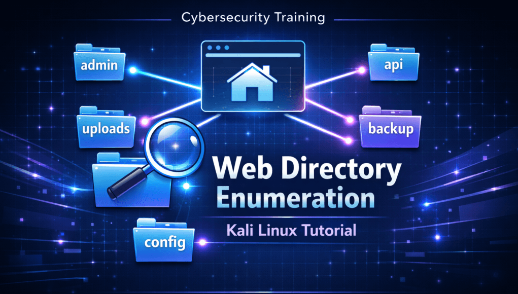 directory bruteforce guide showing kali linux web directory enumeration tutorial