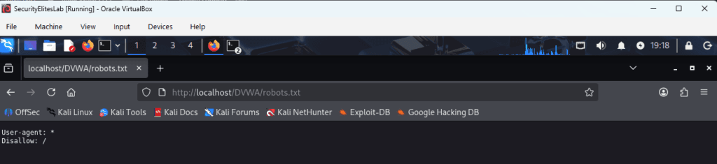 directory bruteforce guide checking robots.txt for hidden directories
