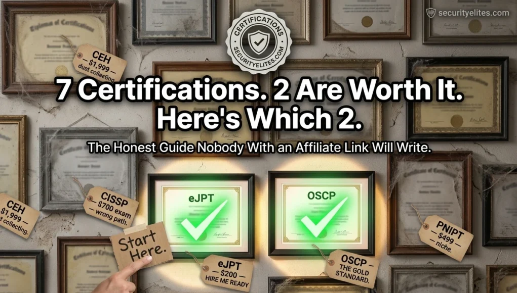 ethical hacking certifications ranking 2026 — CEH vs OSCP vs eJPT Compared