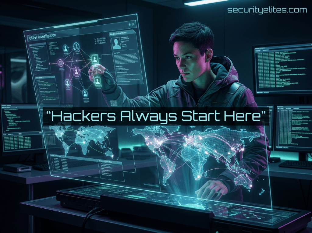 ethical hacking reconnaissance information gathering process