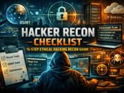 Hacker Recon Checklist: 10-Step Ethical Hacking Recon Guide Hacker Recon Checklist – Ethical Hacking Reconnaissance Process with OSINT, Subdomain Enumeration and Nmap Scanning