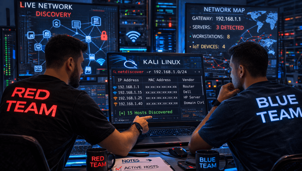 Information Gathering Using Kali Linux Day 9: Internal Network Discovery with Netdiscover