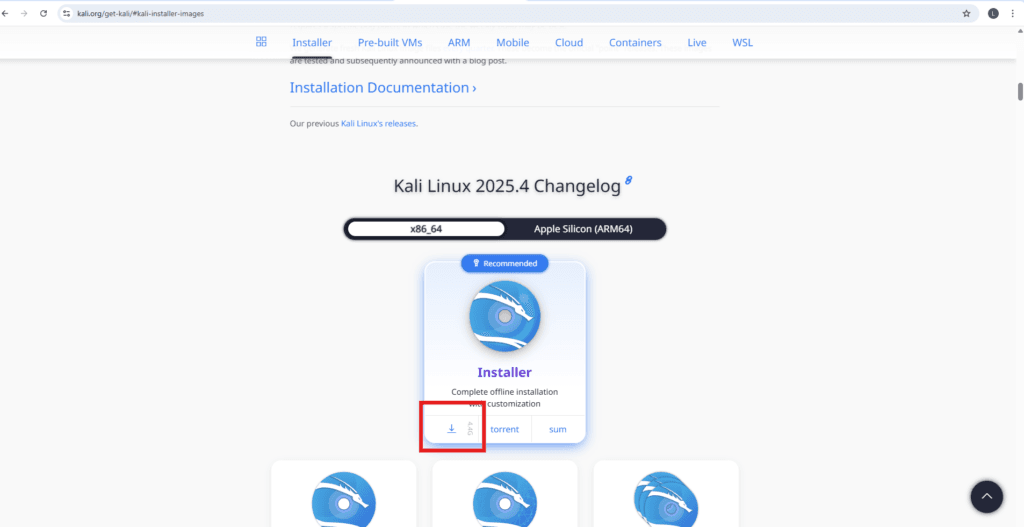 kali linux tutorial download kali linux installer iso for beginners 2