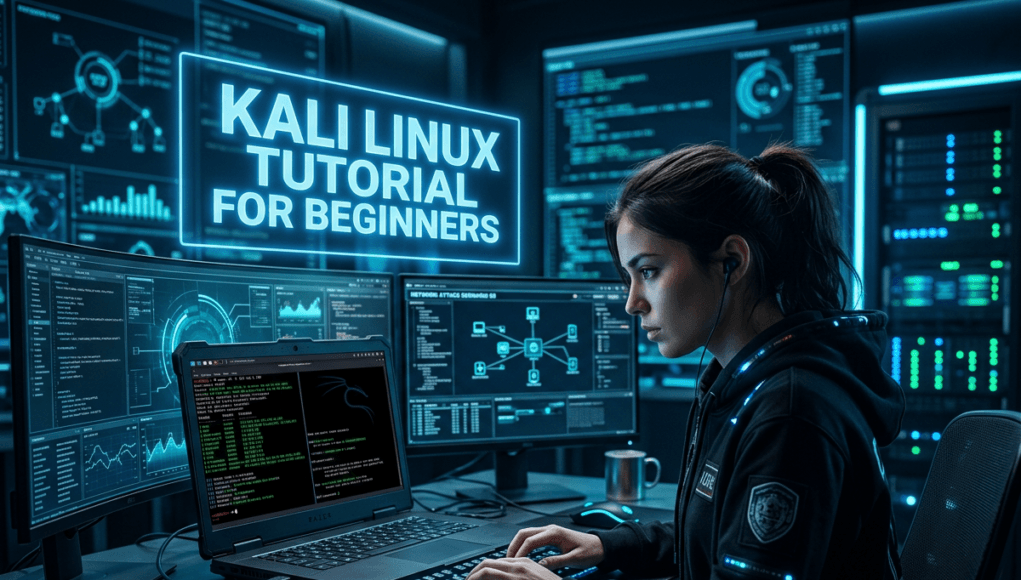 kali linux tutorial for beginners learning ethical hacking and penetration testing