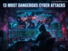 13 Most Dangerous Cyber Attacks in History That Changed Cybersecurity most dangerous cyber attacks in history global cyber warfare visualization