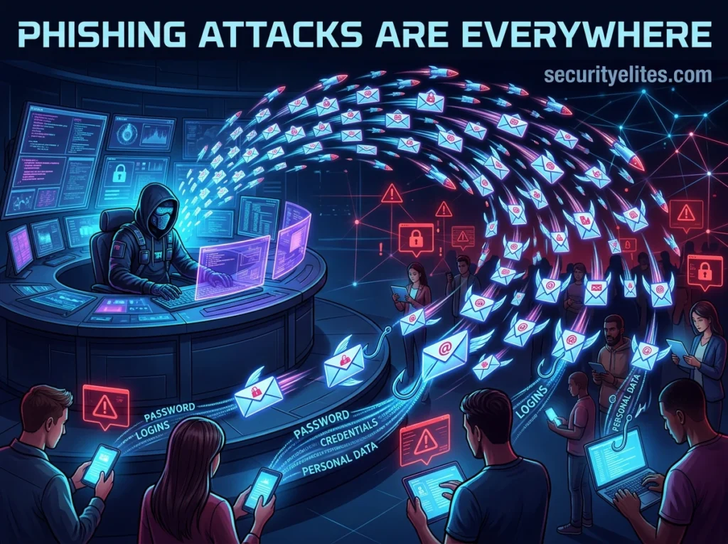 Phishing email scam pretending to be from trusted companies