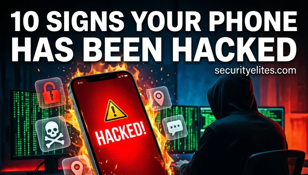10 Signs Your Phone Has Been Hacked signs your phone has been hacked warning screen hacked mobile security