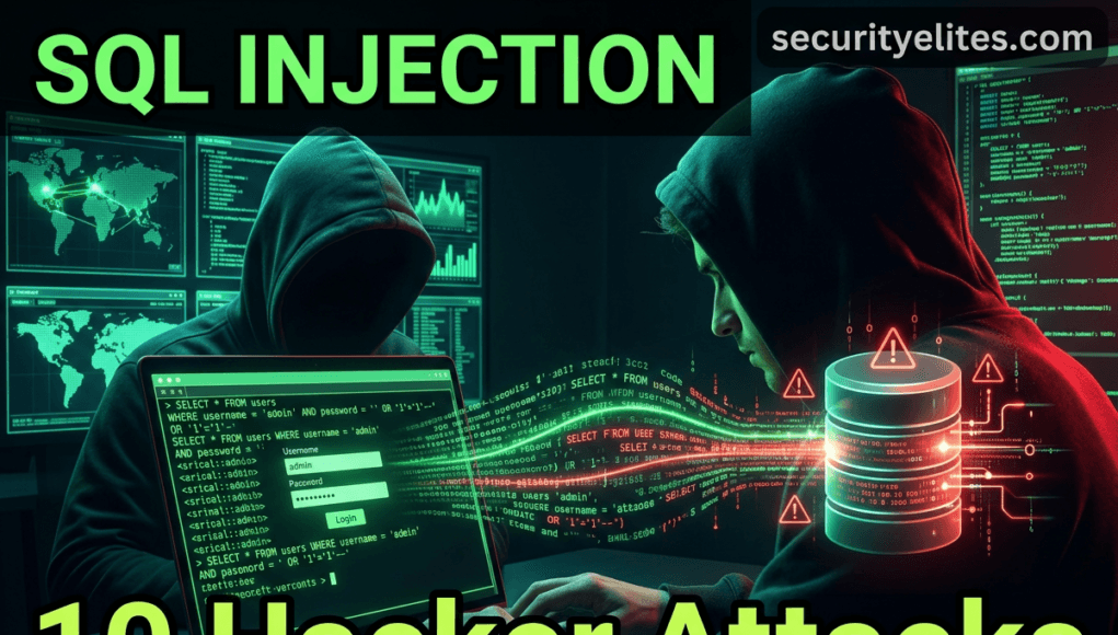 SQL injection attacks hackers use ethical hacking tutorial