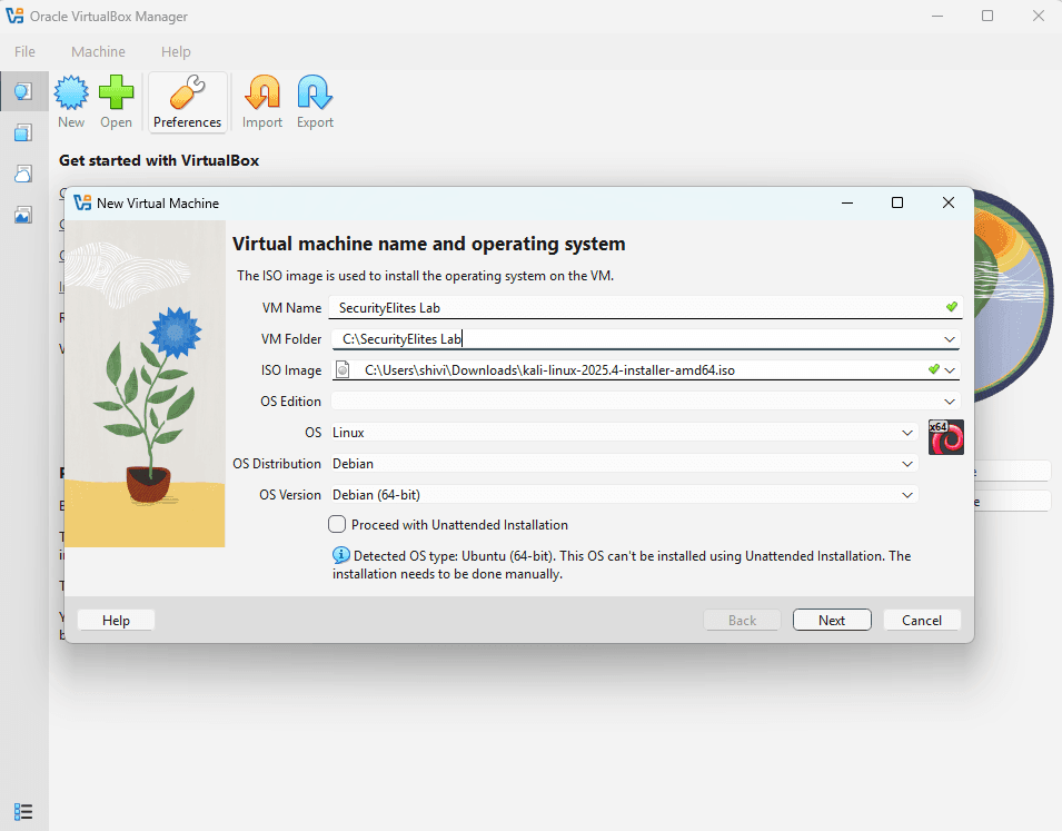 kali linux tutorial create kali linux virtual machine virtualbox