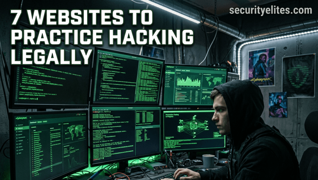 websites where you can practice hacking legally ethical hacking training platforms