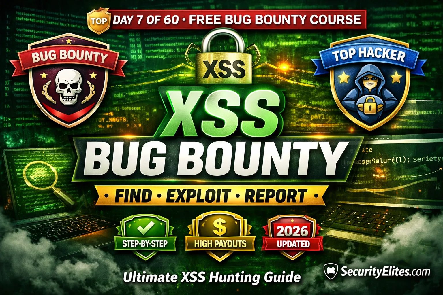 Day 7: XSS Bug Bounty Hunting — Find, Exploit & Report Cross-Site Scripting Bugs That Pay (2026)