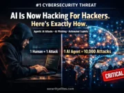 AI-Powered Cyberattacks 2026 — How Hackers Are Using Artificial Intelligence to Attack You AI powered cyberattacks 2026 showing how hackers use artificial intelligence and agentic AI to automate phishing, exploits, and large-scale attacks