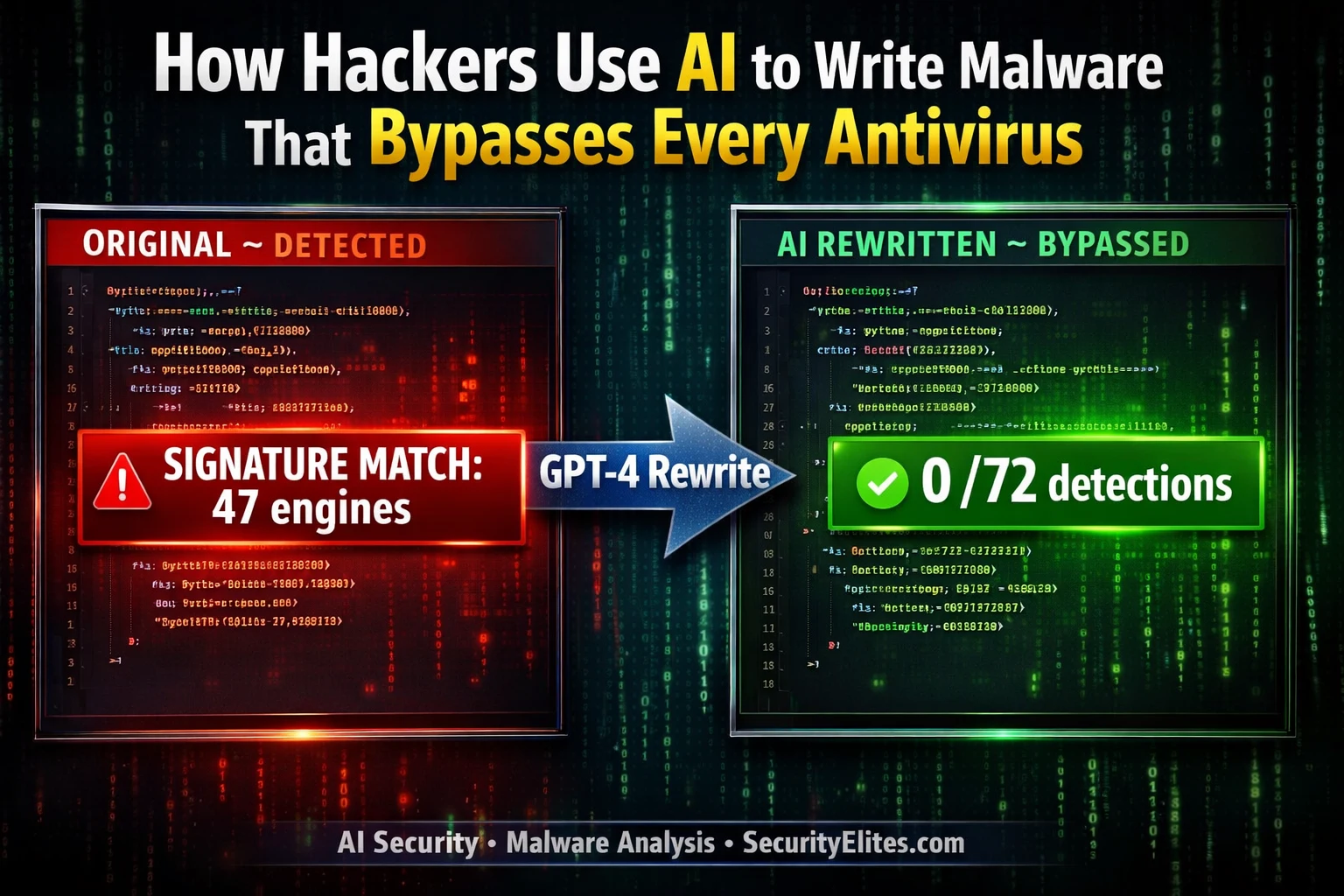 How Hackers Use AI to Write Malware That Bypasses Every Antivirus in 2026