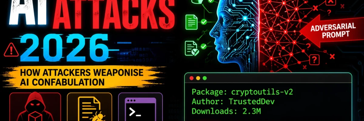 AI Hallucination Attacks 2026: Real Exploits, Slopsquatting & CVE Abuse