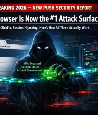 Browser-Based Attacks 2026 — AITM Phishing, ClickFix and Session Hijacking Are Driving the Biggest Breaches Right Now (Complete Guide) Browser-based attacks 2026 showing AITM phishing, ClickFix malware and session hijacking intercepting secure HTTPS browser sessions