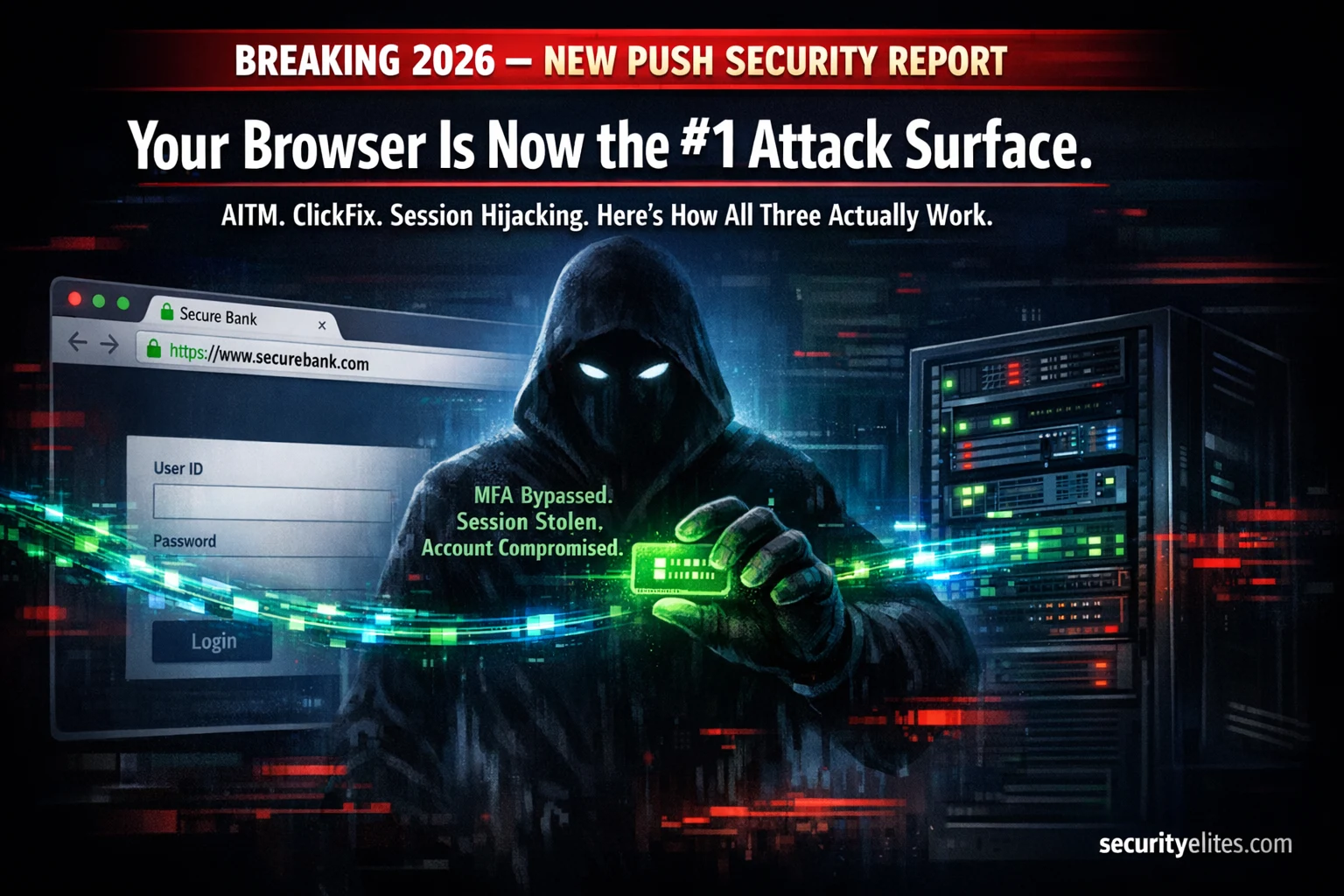 Browser-Based Attacks 2026 — AITM Phishing, ClickFix and Session Hijacking Are Driving the Biggest Breaches Right Now (Complete Guide)