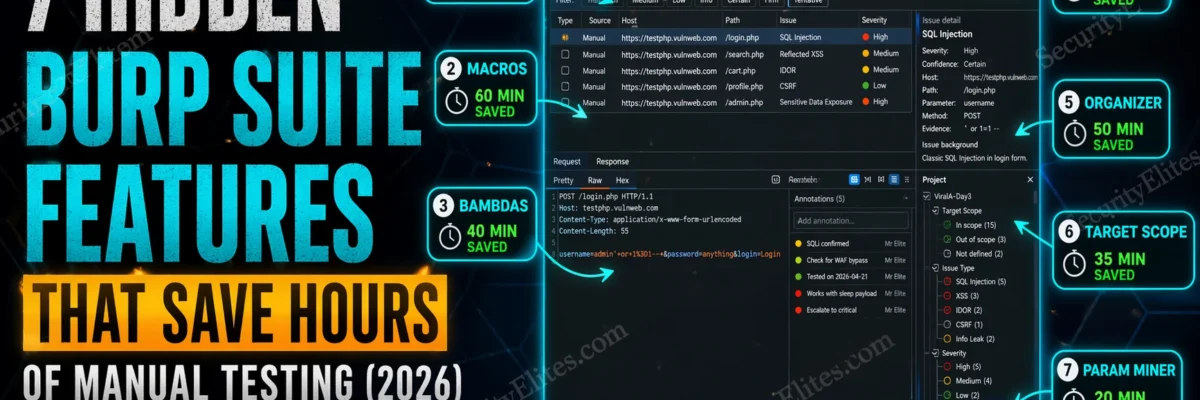 7 Hidden Burp Suite Features That Save Hours of Manual Testing (2026)