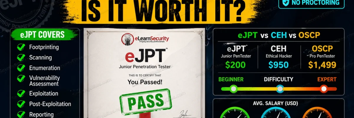 eJPT Certification 2026 — Is It Worth It, How Hard Is It, and Who Should Skip It