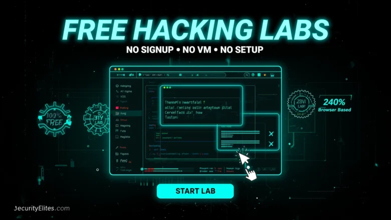 SecurityElites Launched 47 Free Hacking Labs 2026 — No Signup, No VM, No Setup – Start Your Hacking Journey Now