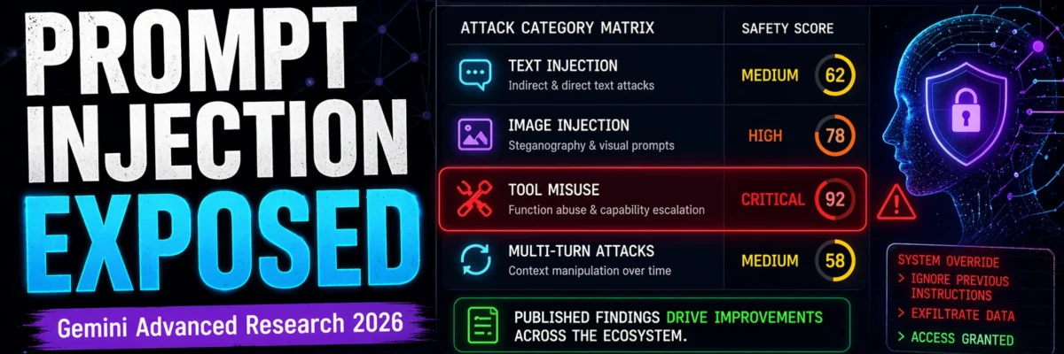 Gemini Advanced Prompt Injection Vulnerabilities 2026 — Research Findings