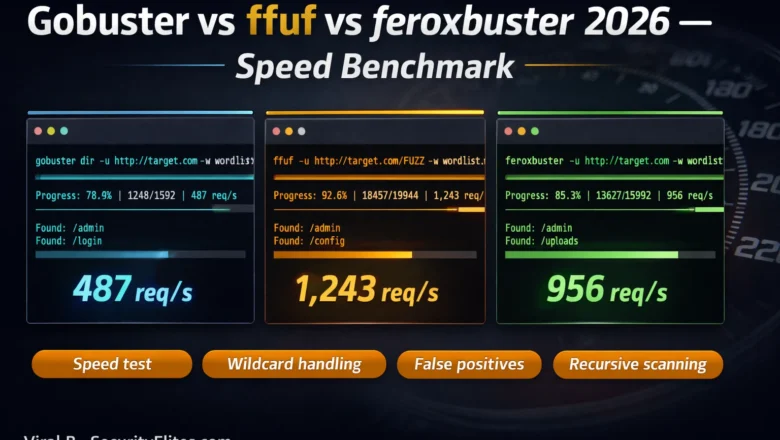 Gobuster vs ffuf vs feroxbuster — Speed & Accuracy Benchmark 2026