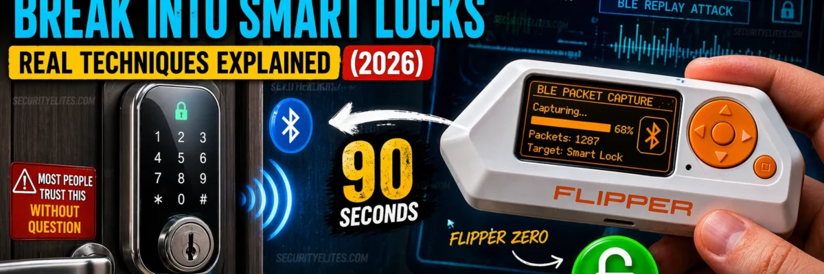 How Ethical Hackers Break Into Smart Locks — Real Techniques Explained (2026)