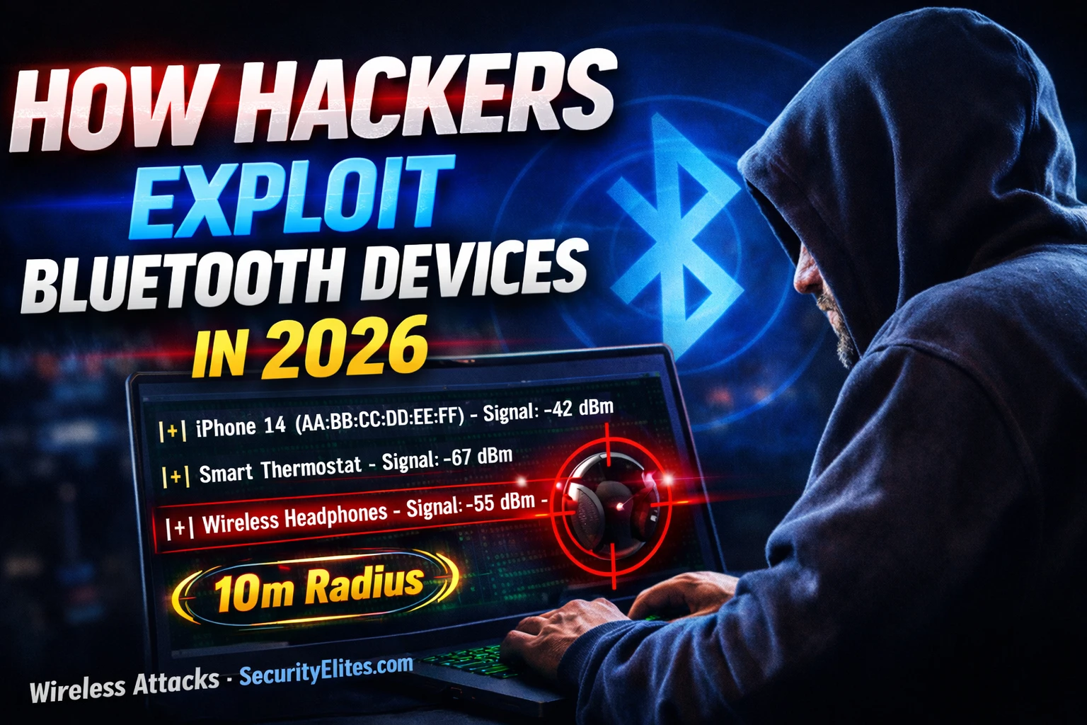 How Hackers Exploit Bluetooth Devices in 2026 — Bluejacking, Bluesnarfing & BIAS Attacks