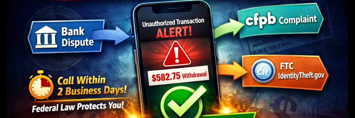 How to Report Bank & Credit Card Fraud in the USA — Complete Step-by-Step Guide to Get Your Money Back