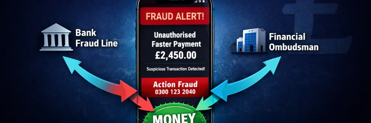 How to Report Bank & Credit Card Fraud in the UK — Complete Step-by-Step Guide