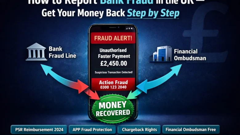 How to Report Bank & Credit Card Fraud in the UK — Complete Step-by-Step Guide