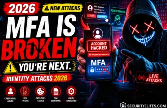 Identity Based Attacks 2026 — Credential Abuse, MFA Bypass & Account Takeover (Complete Guide) Identity Based Attacks 2026 showing MFA bypass, credential abuse, and account takeover techniques used by hackers