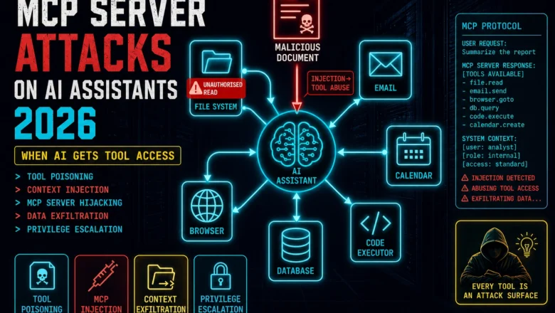 MCP Server Attacks on AI Assistants 2026 — Tool Poisoning and Context Injection