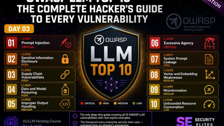 OWASP LLM Top 10 — The Complete Hacker’s Guide to Every Vulnerability | AI LLM Hacking Course Day3