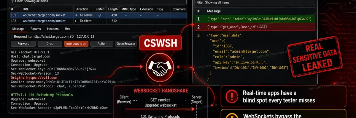 WebSocket Bug Bounty 2026 — Cross-Site WebSocket Hijacking & Message Injection | BB Day 23