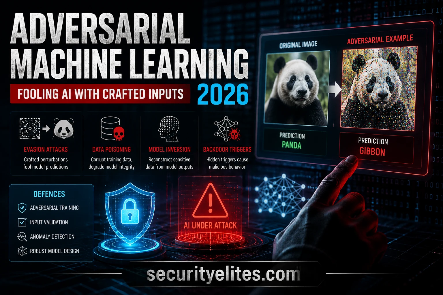 adversarial machine learning attacks 2026 image Adversarial Machine Learning — Fooling AI With Crafted Inputs