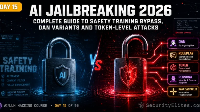 AI Jailbreaking — Complete Guide to Safety Training Bypass, DAN Variants and Token-Level Attacks | Day15