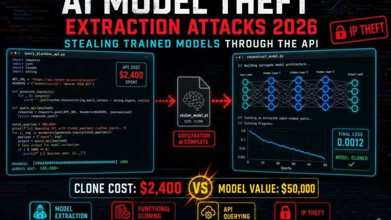 AI Model Theft — Extraction Attacks 2026 — Stealing Trained Models Through the API