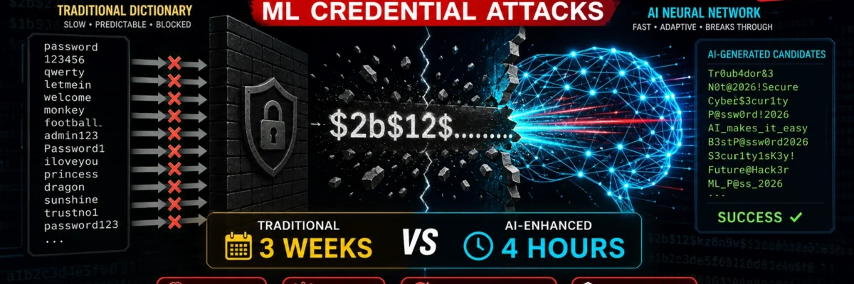 AI Password Cracking 2026 — How Machine Learning Breaks Credentials Faster