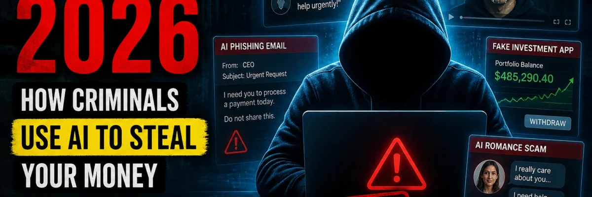 AI Scams 2026 — How Criminals Use AI to Steal Money (Real Cases)