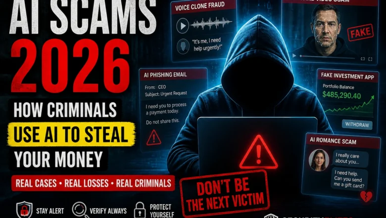 AI Scams 2026 — How Criminals Use AI to Steal Money (Real Cases)
