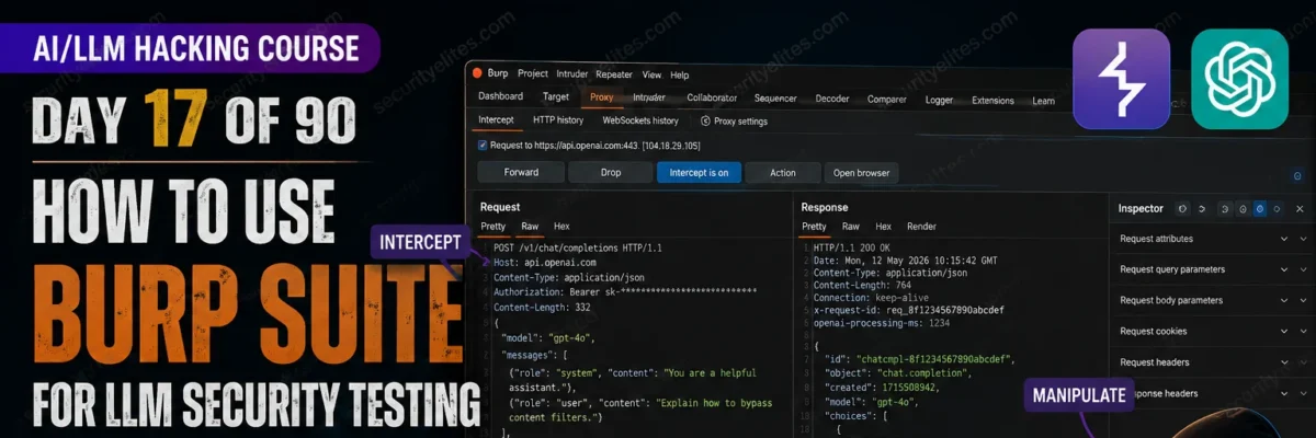 How to Use Burp Suite for LLM Security Testing | Day17