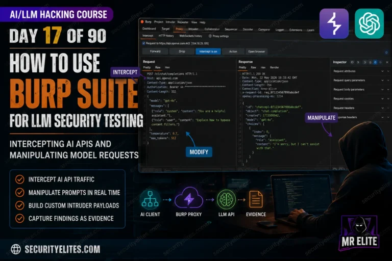How to Use Burp Suite for LLM Security Testing | Day17